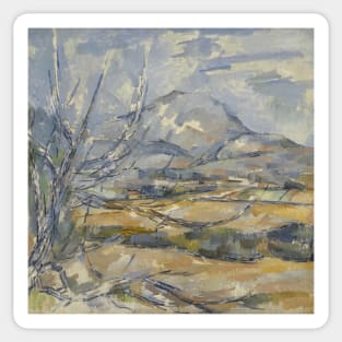Montagne Sainte-Victoire by Paul Cezanne Sticker